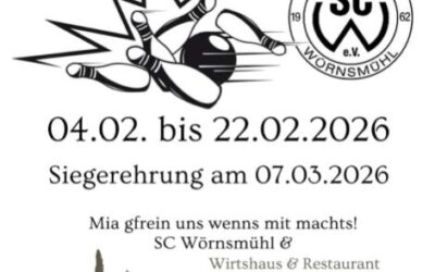 Tischkegelturnier SCW 2026