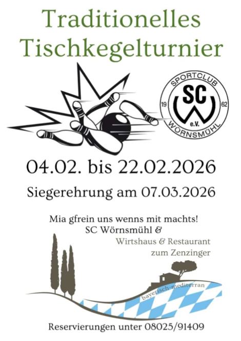Tischkegeln 2026